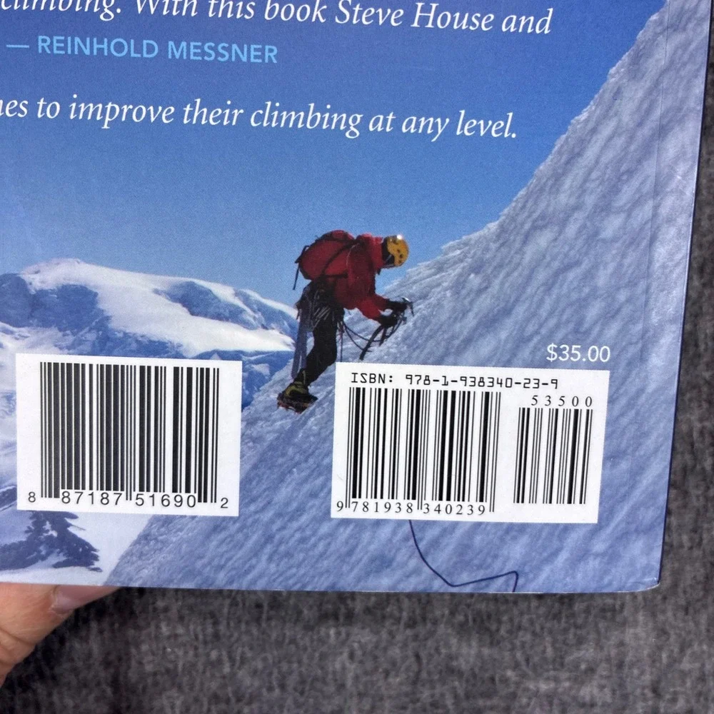 Patagonia Training for the New Alpinism Book Blue Climbing Manual Rare